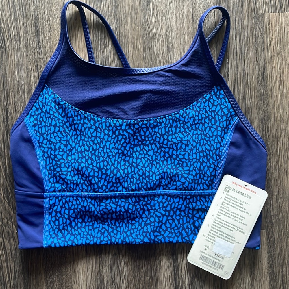 Lululemon Clip In Long Line Bra